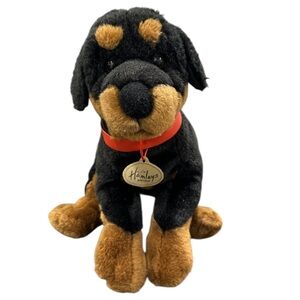 Rare Hamleys Plush Rottweiler Puppy Dog Stuffed Animal Toy London Realistic 13”